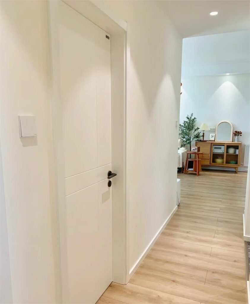 A simple white door
