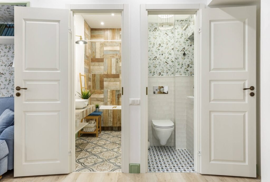 Bathroom door