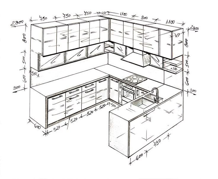kitchen-drawing
