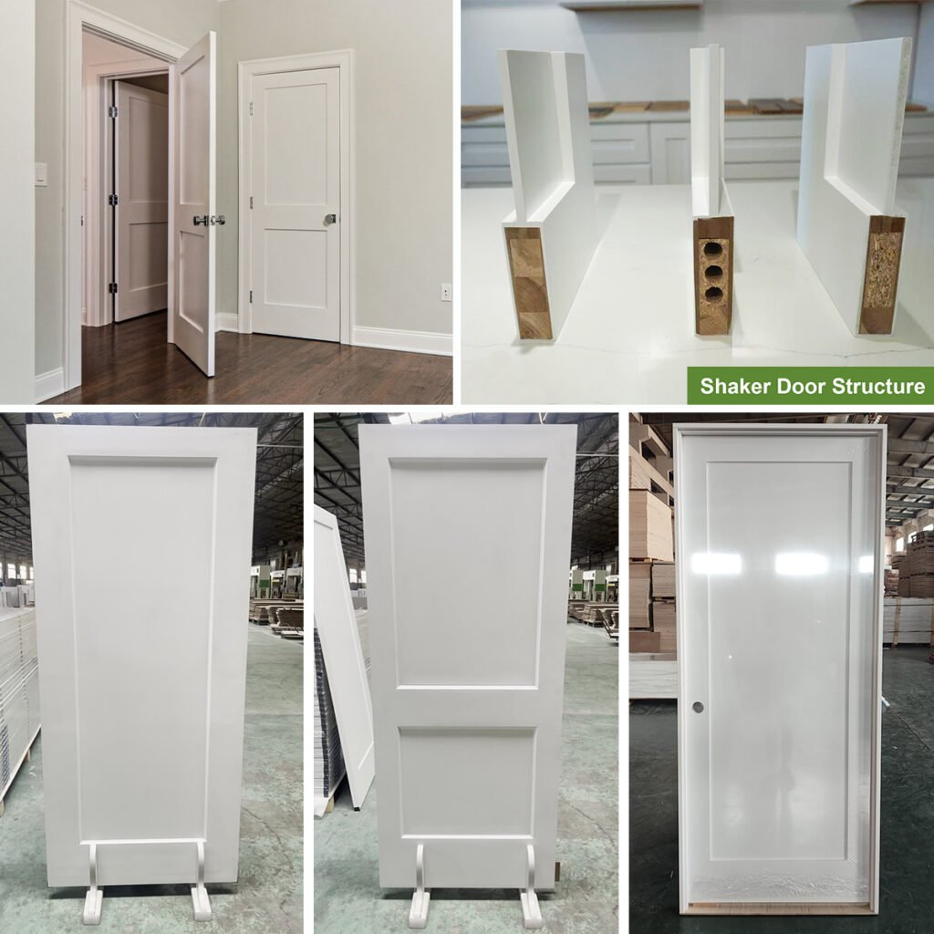 Shaker door structure