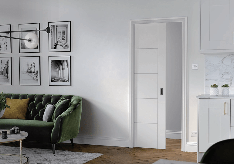 Pocket doors in the house