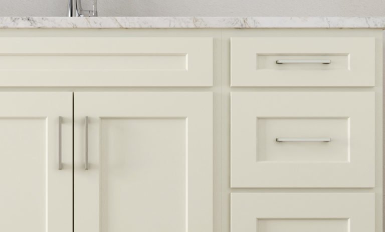 Partial Overlay cabinet doors