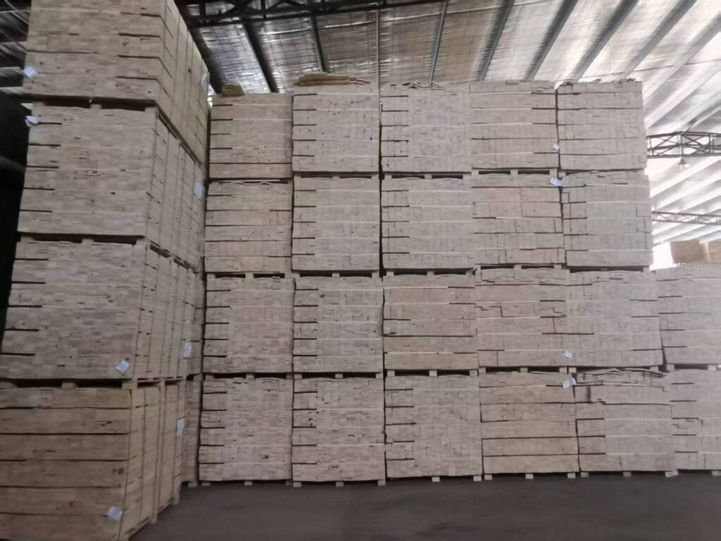 Materials are neatly stacked in the UWG factory