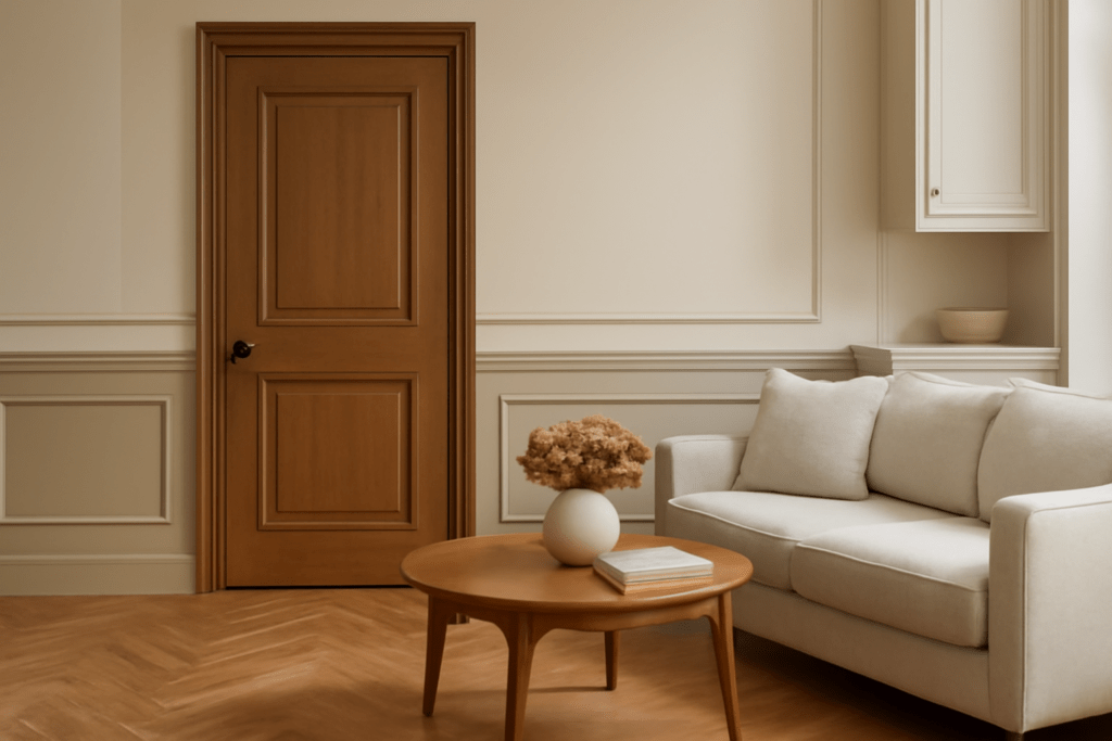 A molded door