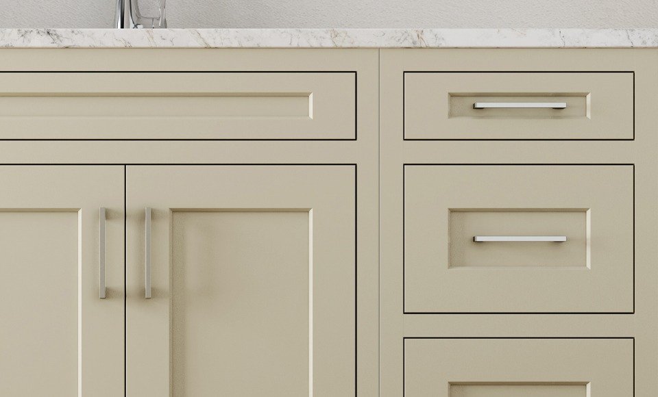 Inset cabinet doors