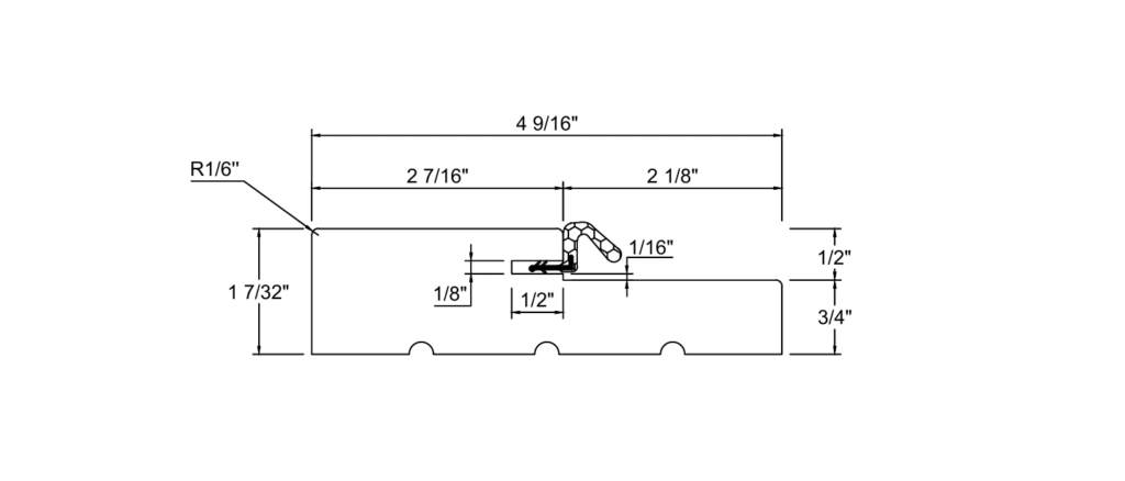 UWG Single Rabbeted Jamb Sizes