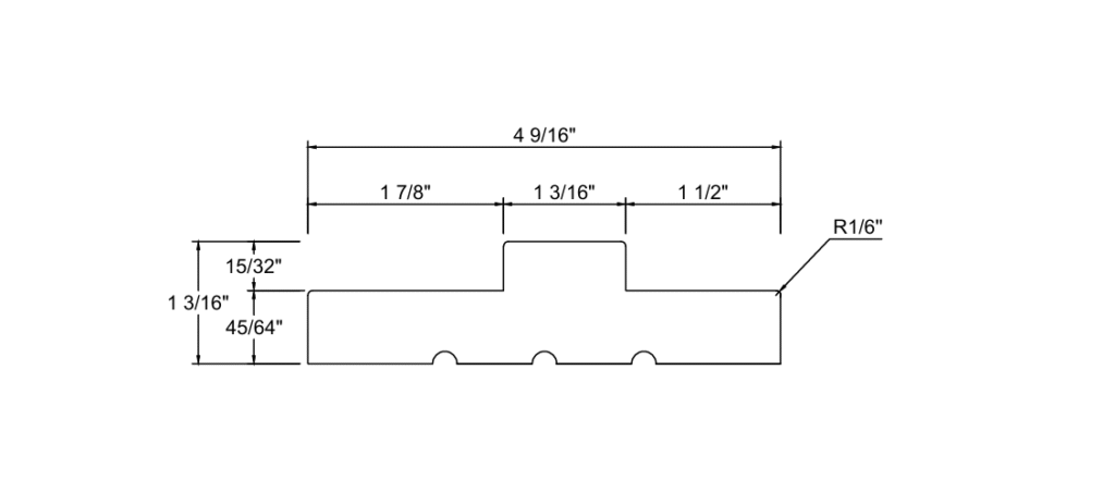 UWG Double Rabbeted Jamb Sizes