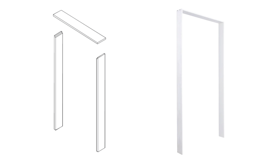 Door frame composition