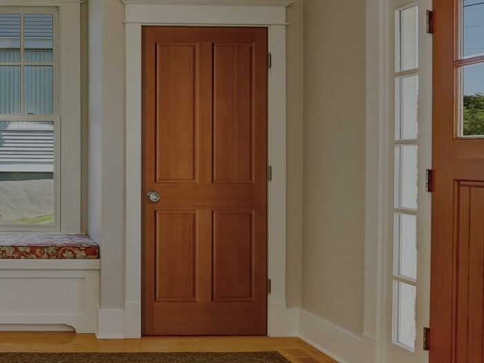 A yellow fire-rated door | UWG