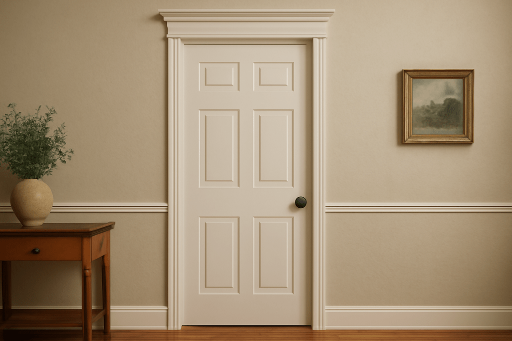 6-panel molded door