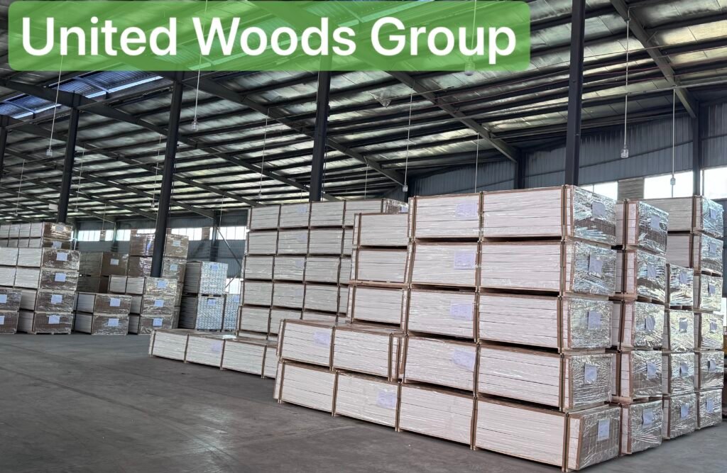 Products stacked in the UWG factory