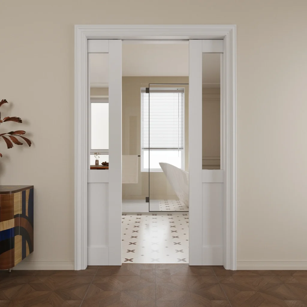 double pocket door