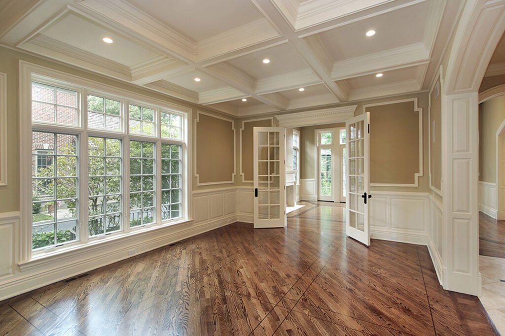 How to balance crown molding with baseboards and casings