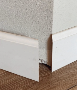 How to cut perfect angles in baseboards