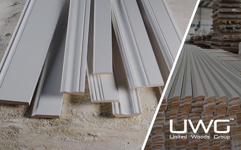 The picture of MDF primed moulding 1