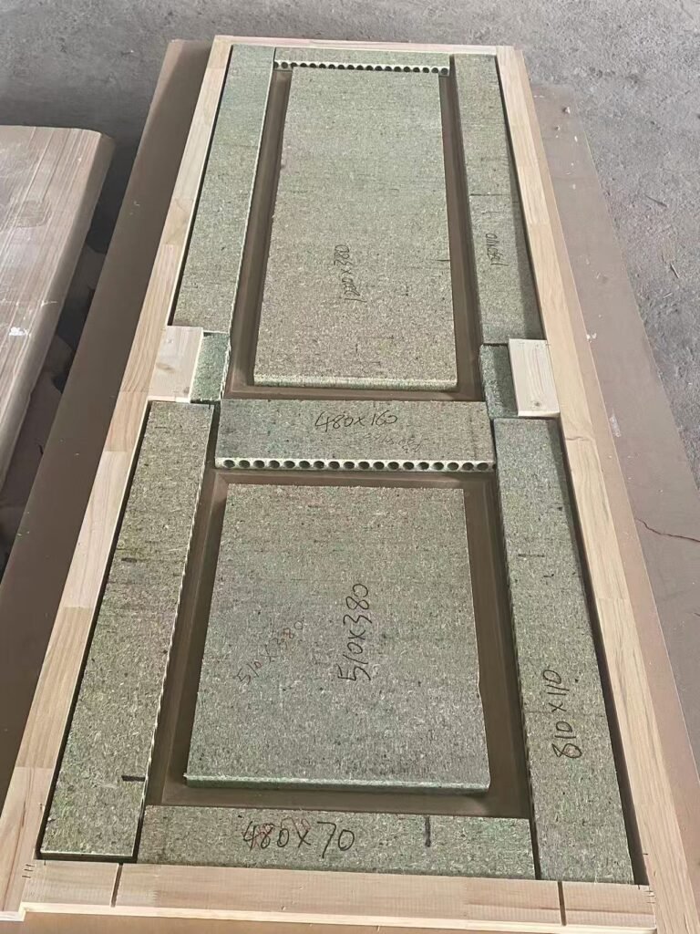 Door filled with Tubular Chipboard