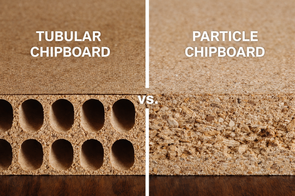 Tubular Chipboard vs Particle Chipboard