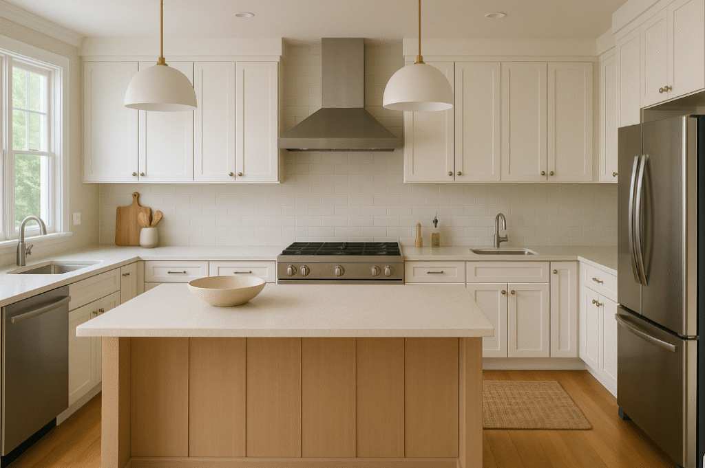 large kitchen layout