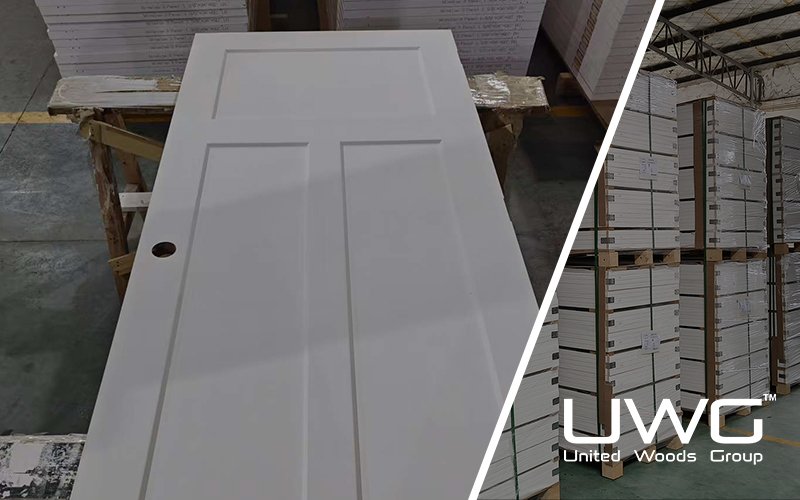 3 panel Shaker Style Molded Door