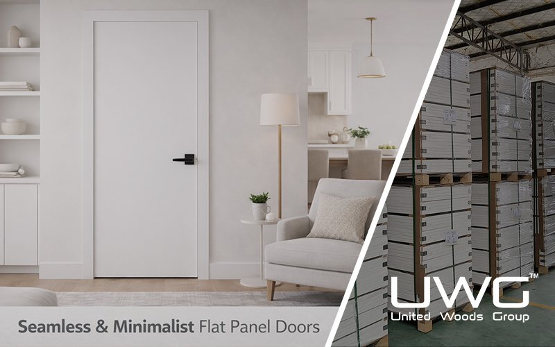 Seamless & Minimalist Flat Panel Doors
