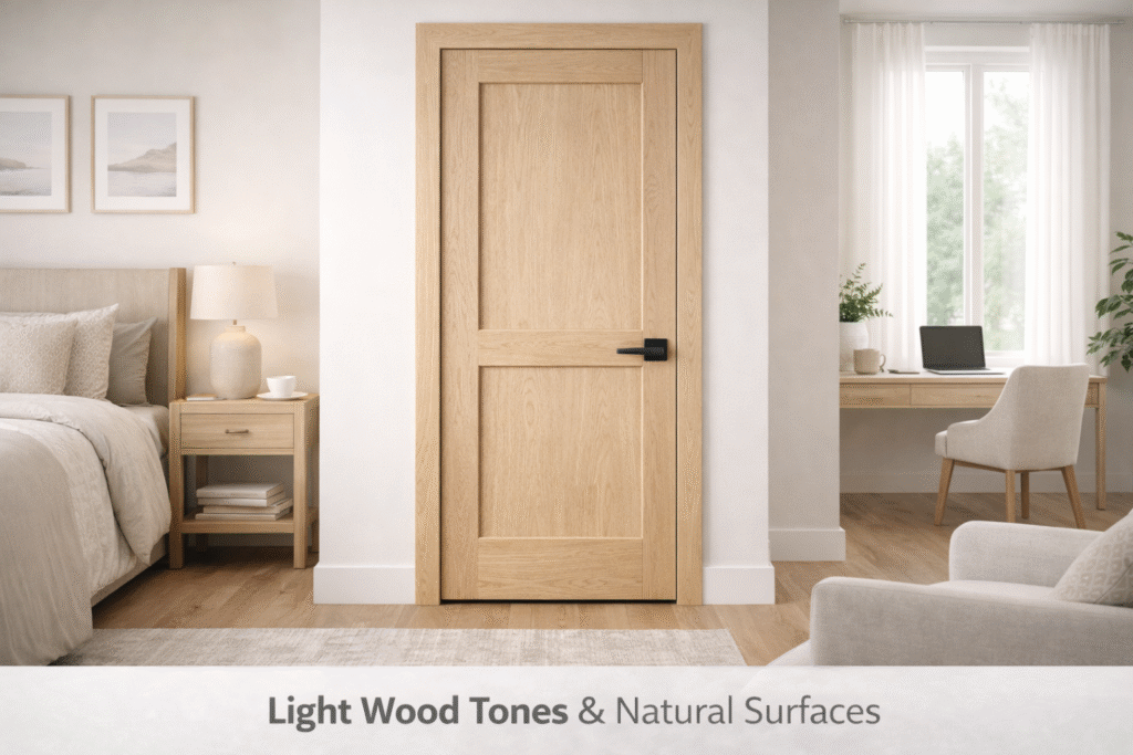Light Wood Tones & Natural Surfaces