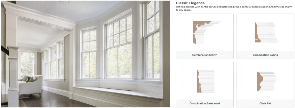 Classic Elegance Moulding Styles