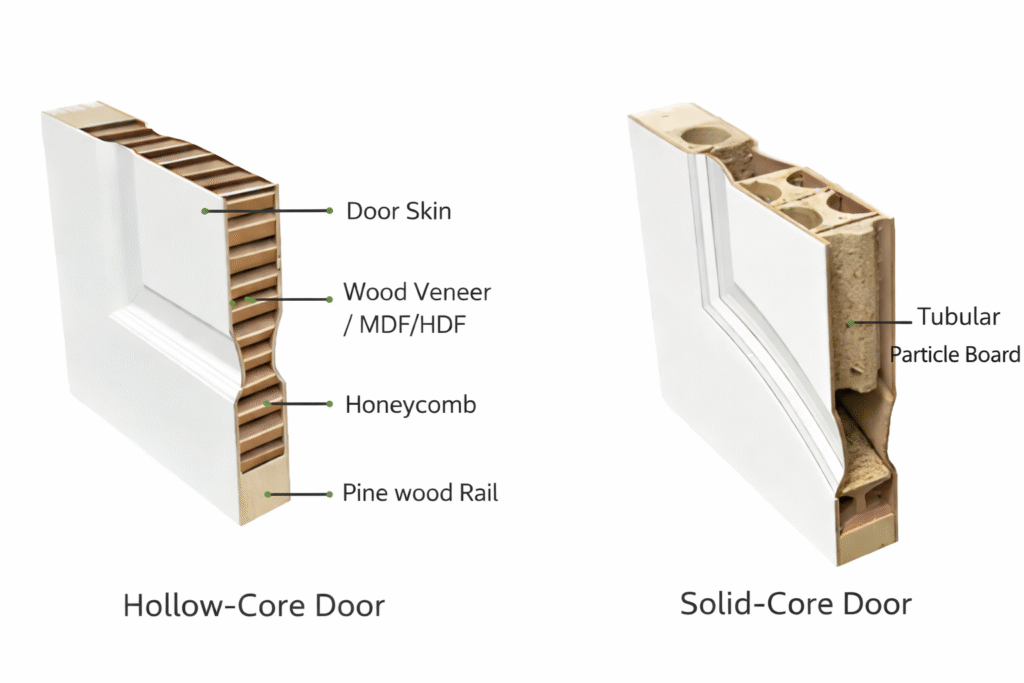 Hollow-Core and Solid-Core Doors