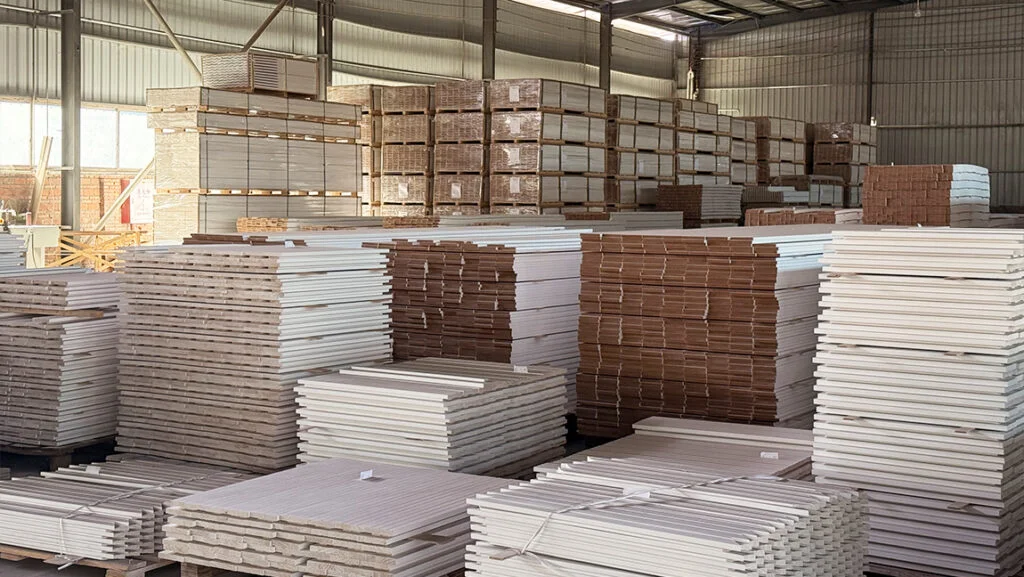 Materials Stored Inside UWG Factory