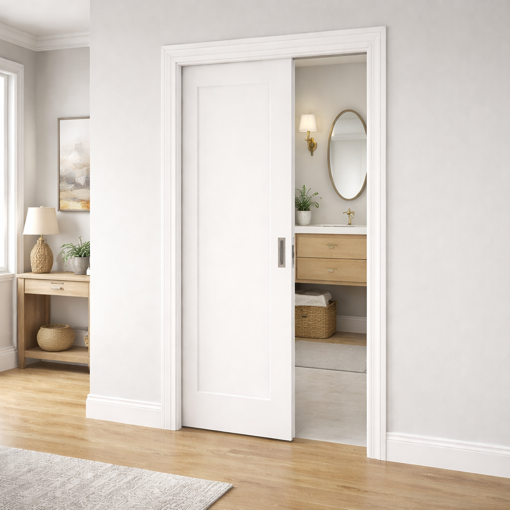 Pocket Door-Bathroom