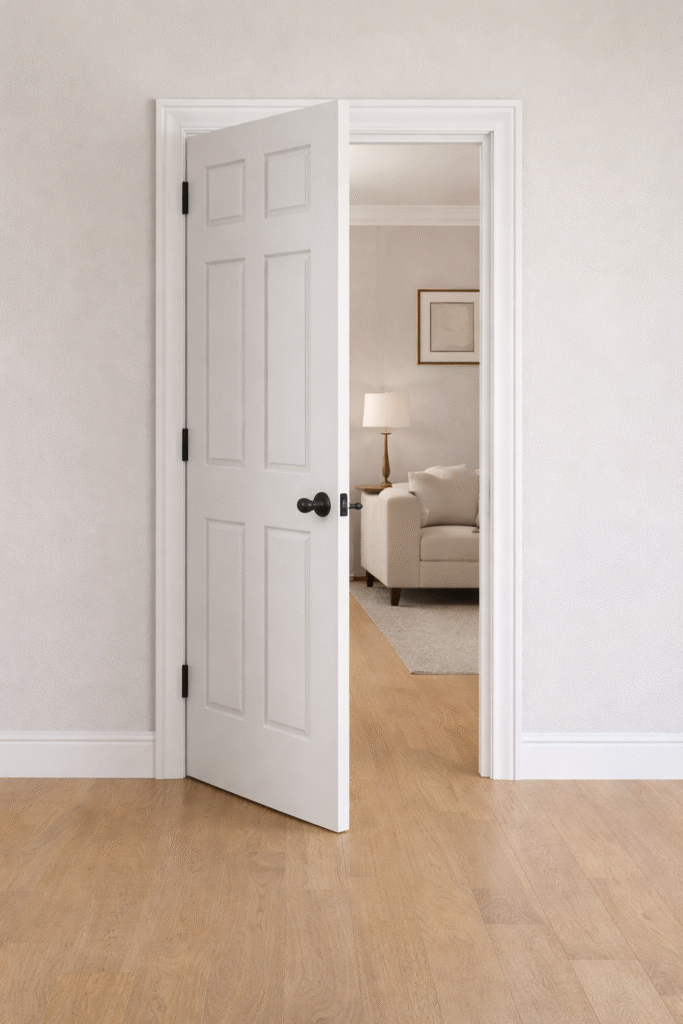 common left-hand door