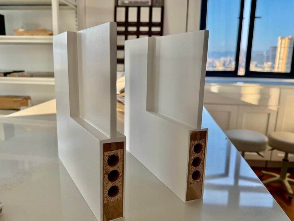 Shaker door skeleton showcase