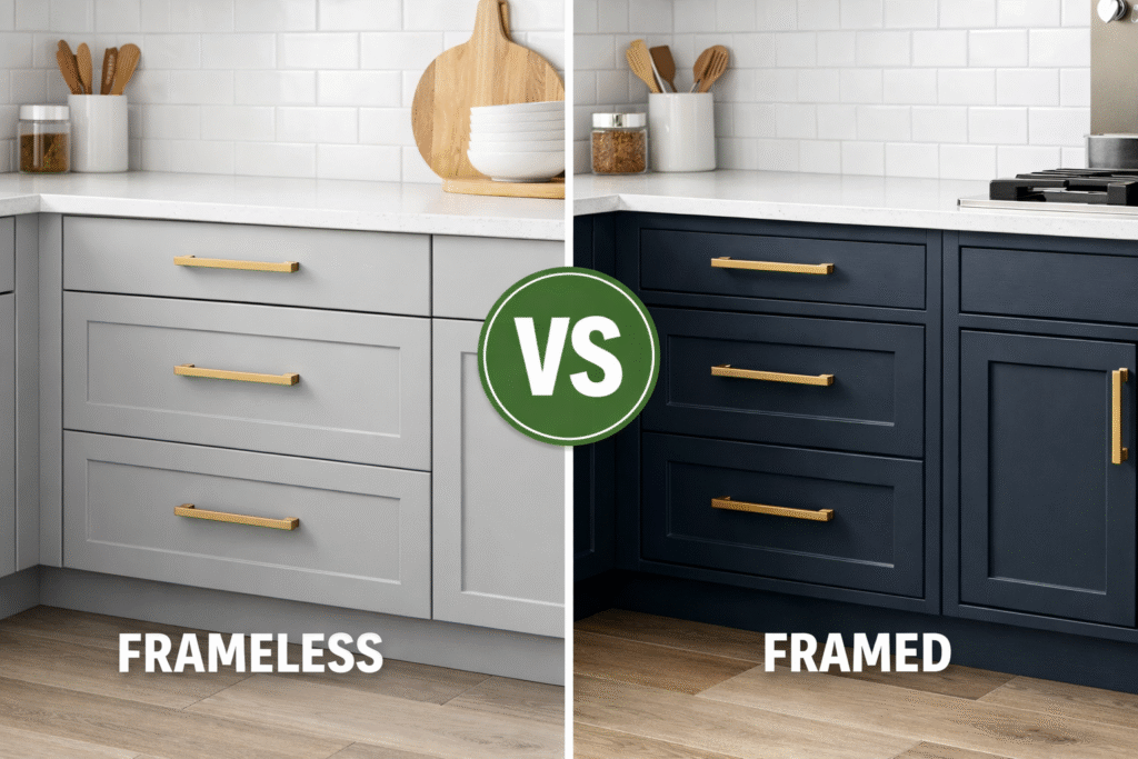 What is the Difference Between Framed and Frameless Cabinets