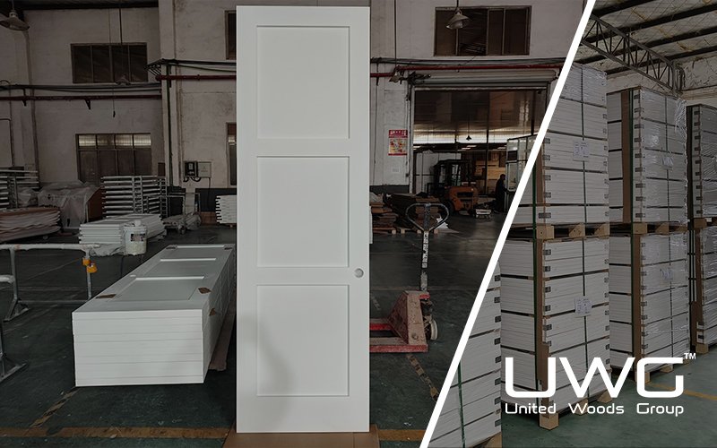 three panel shaker door