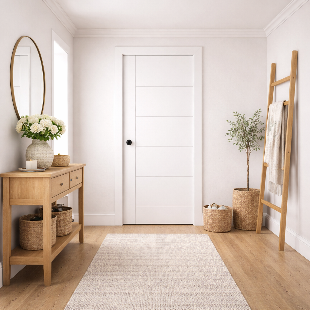 Molded Door-1 Vertical +5 Horizontal Groove