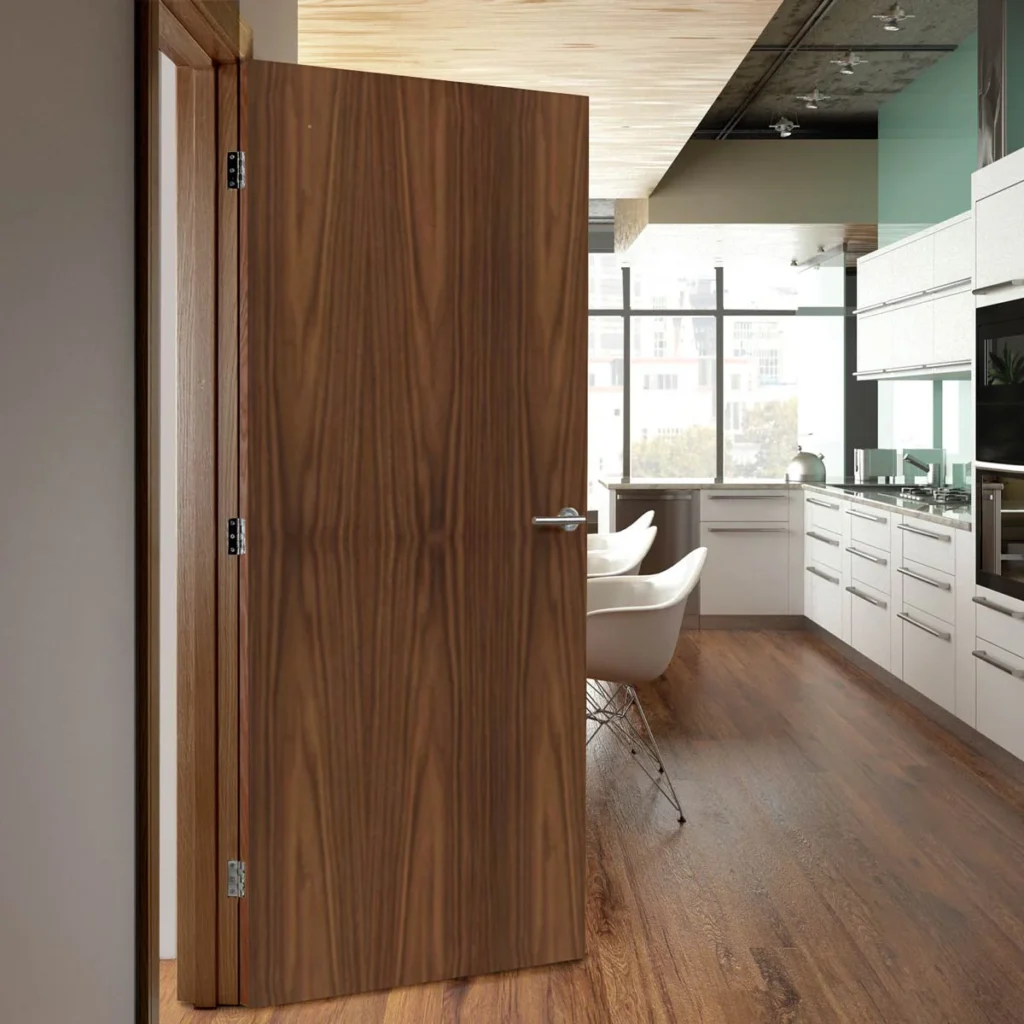 walnut veneer door