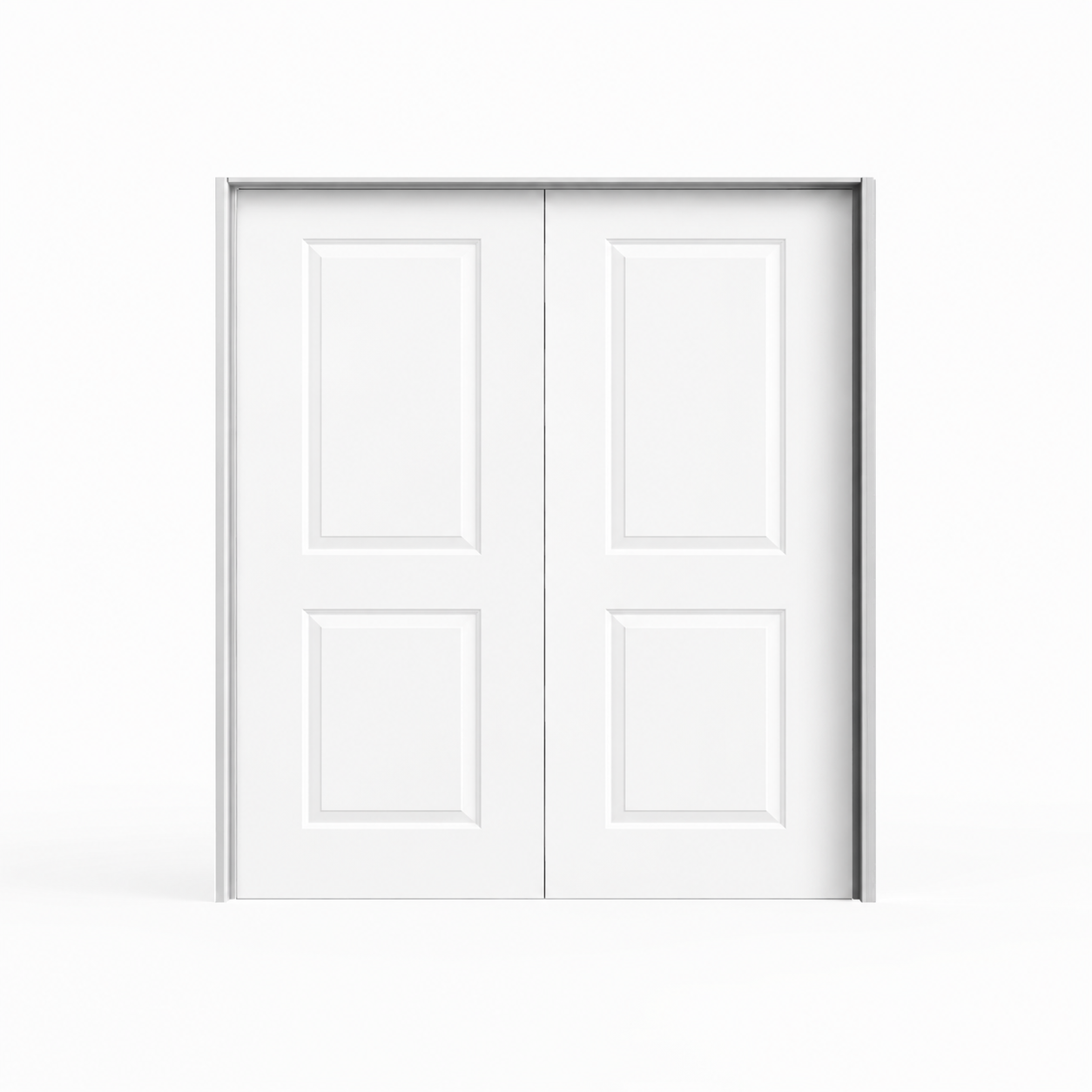 2-Panel Molded Double Door Pre-Hung