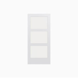 3-Panel Glass Door