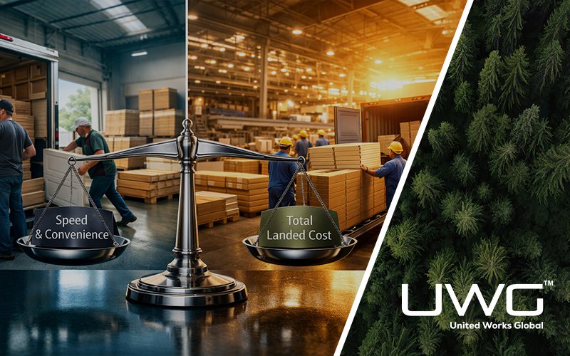 What is the difference between domestic and international suppliers