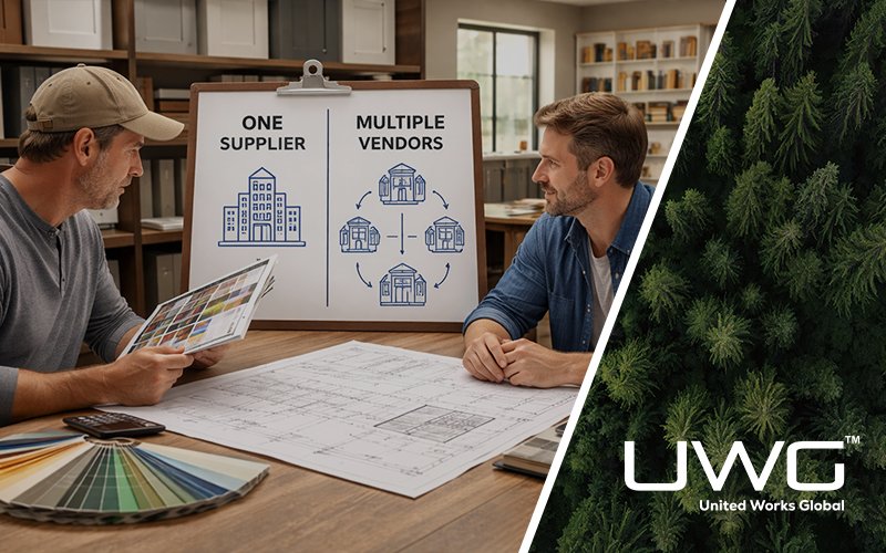 one supplier vs multiple vendors for builders