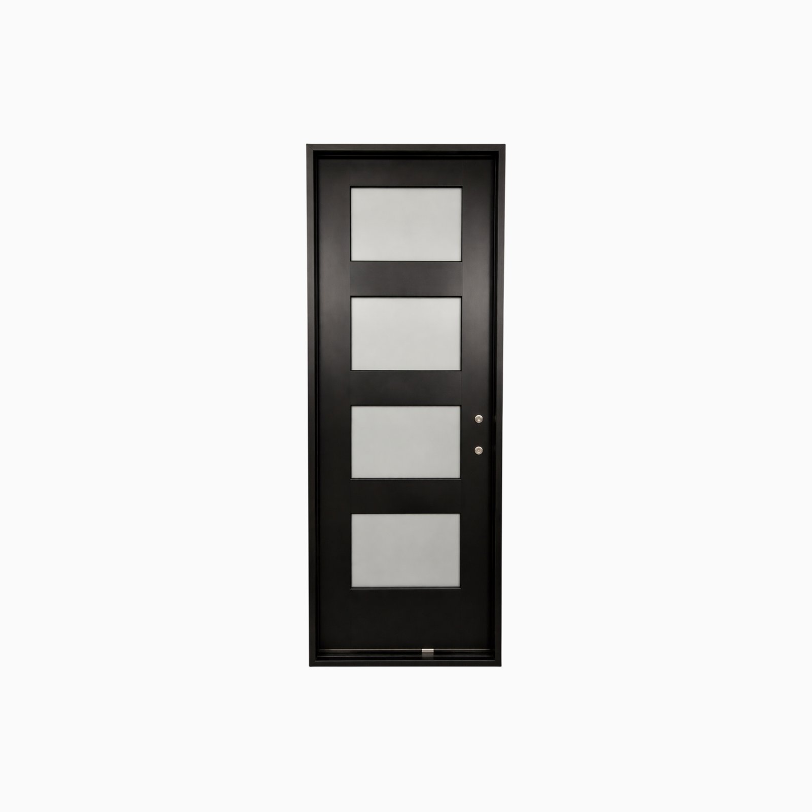 Fiberglass Door-Glass-4-Panel