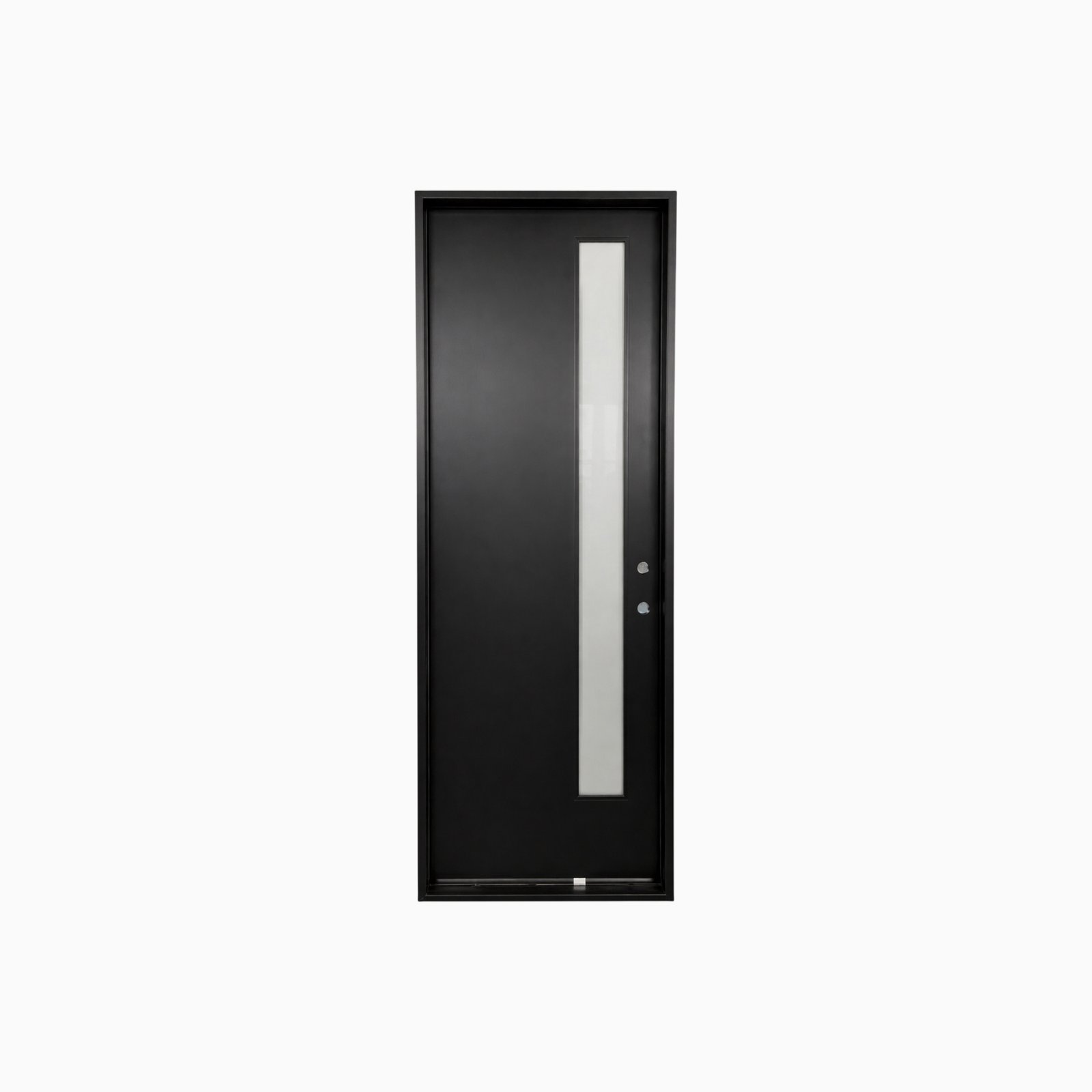 Fiberglass Door-Glass-Black