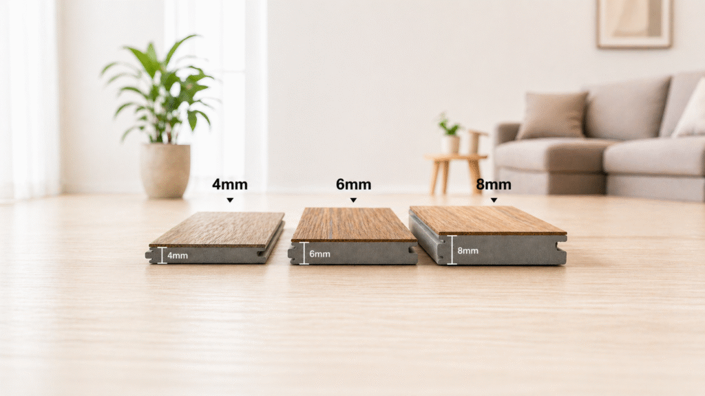 SPC Flooring Thickness Comparison