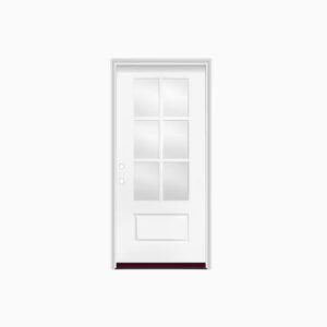 Steel Door with Glass