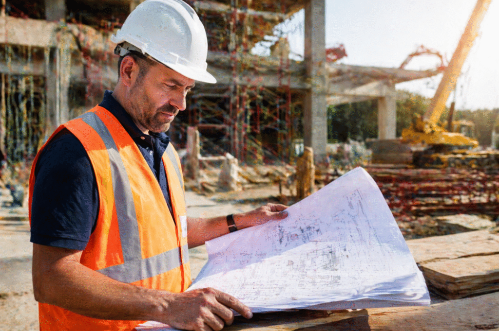 contraction job site