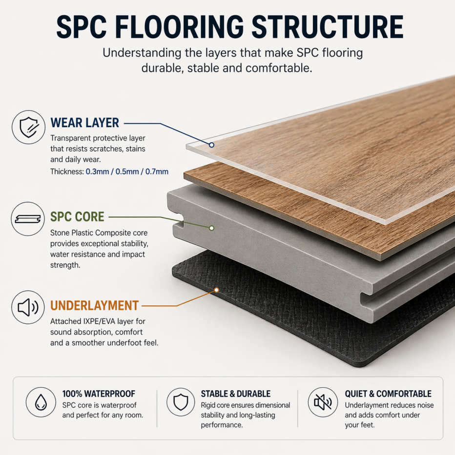 SPC Flooring Structure