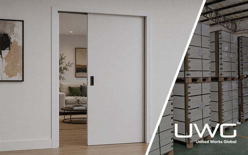 flush pocket door