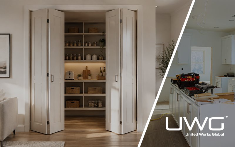 Modern Home Interior With Bifold Doors