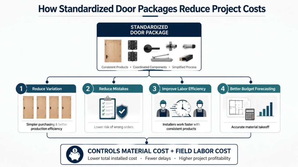 How Standardized Door Packages Reduce Project Costs