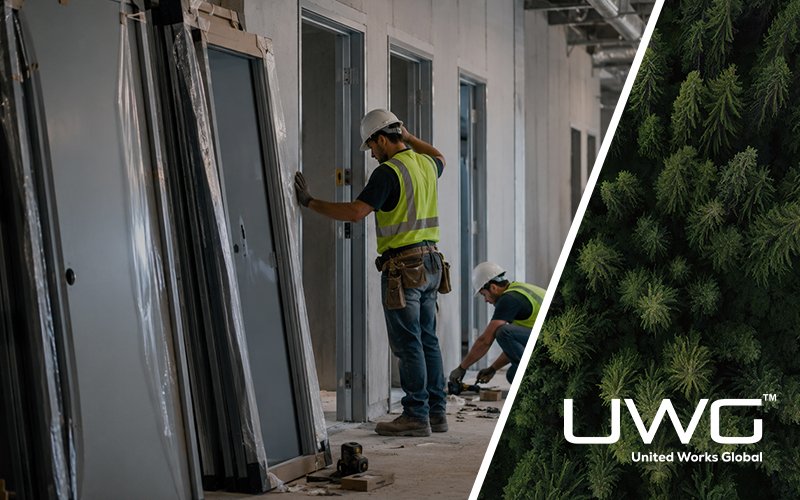 Hidden Costs in Door Procurement Construction Site Rework Scene