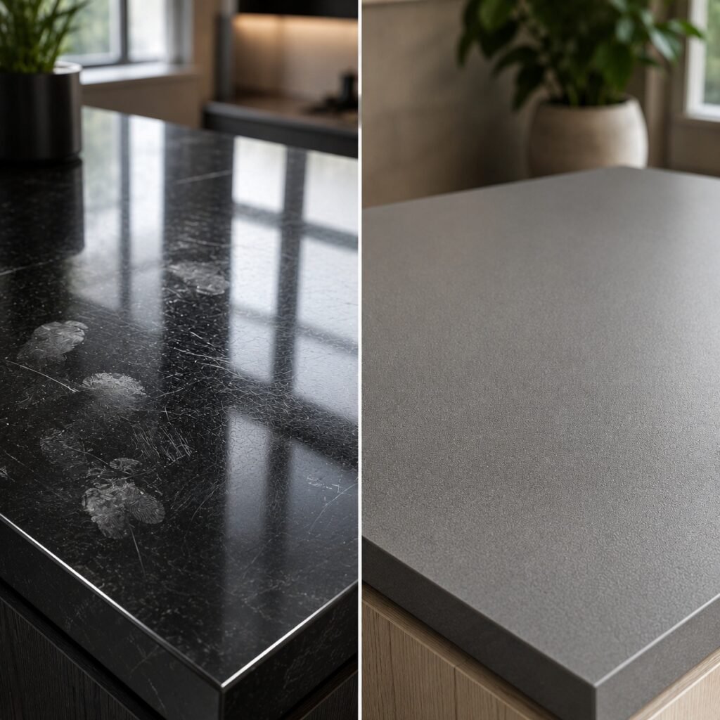 High-Gloss vs Matte Surface Performance
